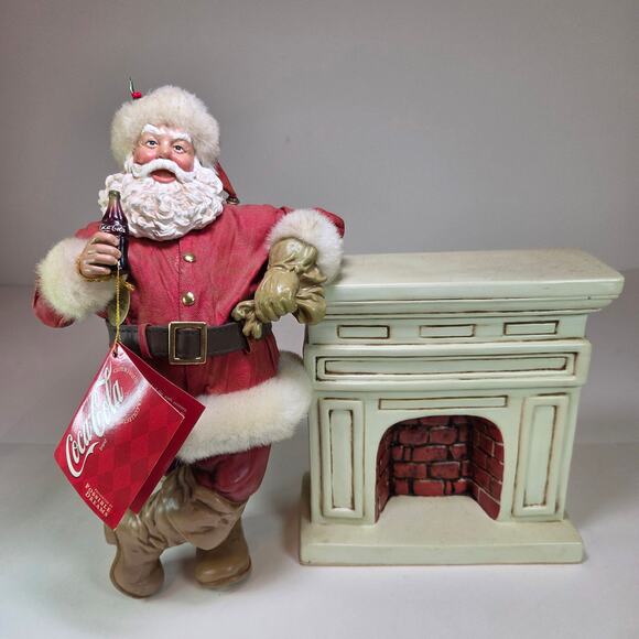 1999 Coca-Cola Clothtique Santa Greetings From Coca-Cola Possible Dreams - Picture 1 of 14
